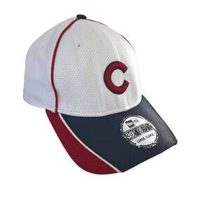 Chicago Cubs New Era 39THIRTY Stretch-Fit Fitted Baseball Cap Hat Large - XL